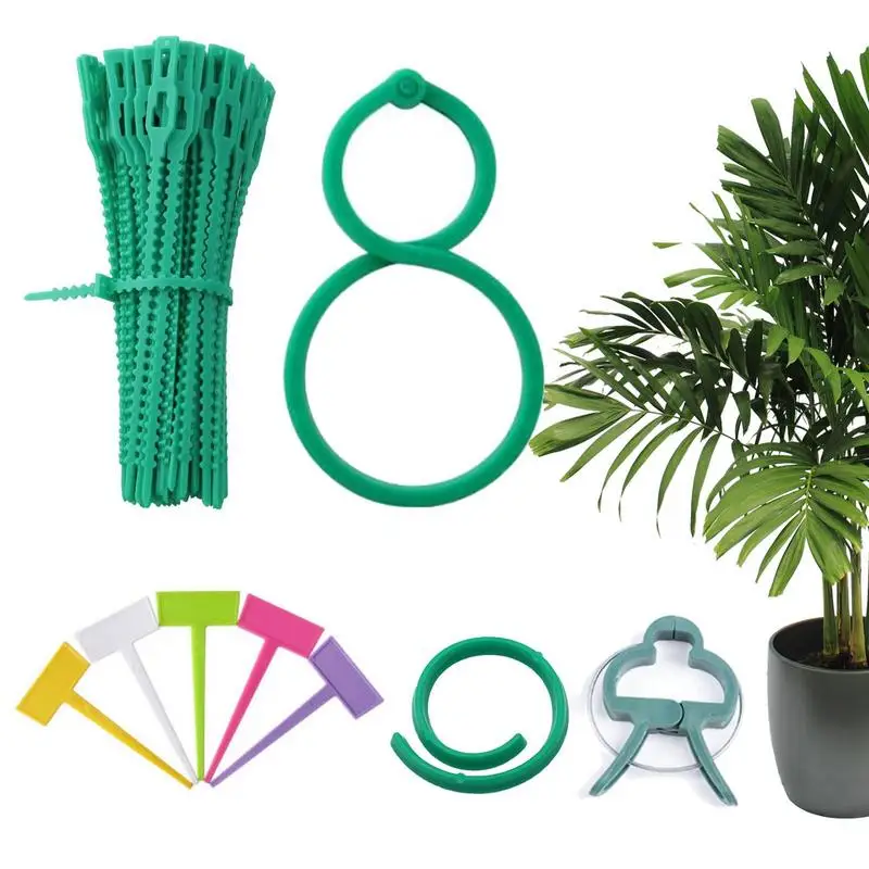 

Garden Plant Twist Ties Plant Support Clips Orchid Flower Ties Vegetables Tomato Vine Flower Clips Plastic Climbing Plant Locks