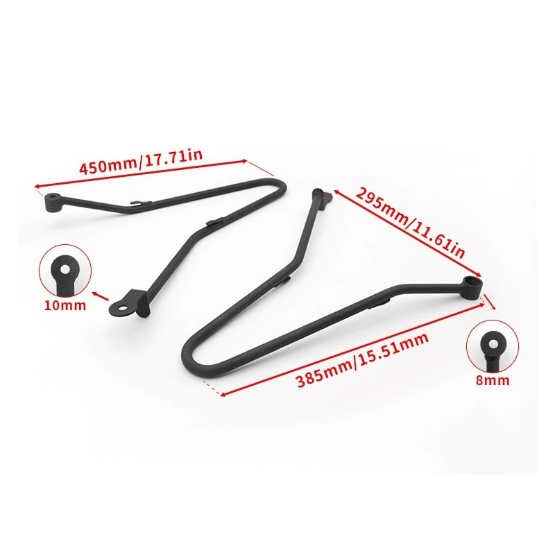 1 пара мотоциклетных сумок кронштейны для левой и правой стороны Triumph Bonneville/SE T100