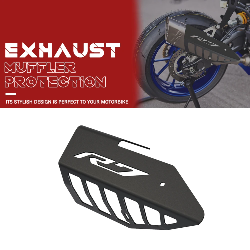 

Motorcycle Exhaust Muffler Protection FOR YAMAHA YZFR7 YZF R7 YZF-R7 Accessories YZFR 7 Exhaust Guard Cover Protector 2022 2023