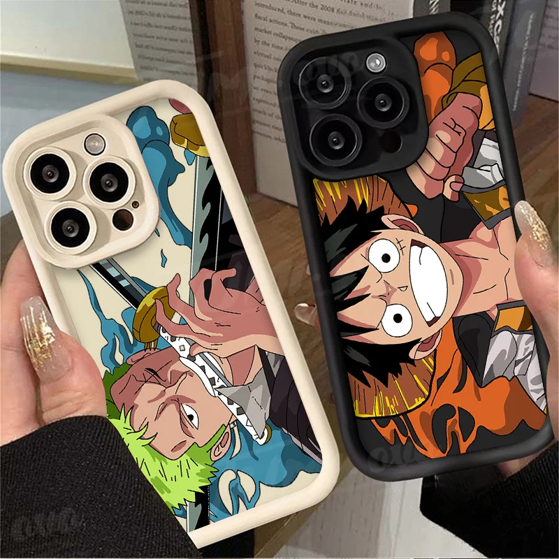 Чехол с аниме O-One Piece Luffys для Xiaomi 13T 12T 11T 13 12 11 Lite 5G NE POCO X6 X5 X4 GT X3 NFC F3 F4 F5 F6 M6 Pro мягкий