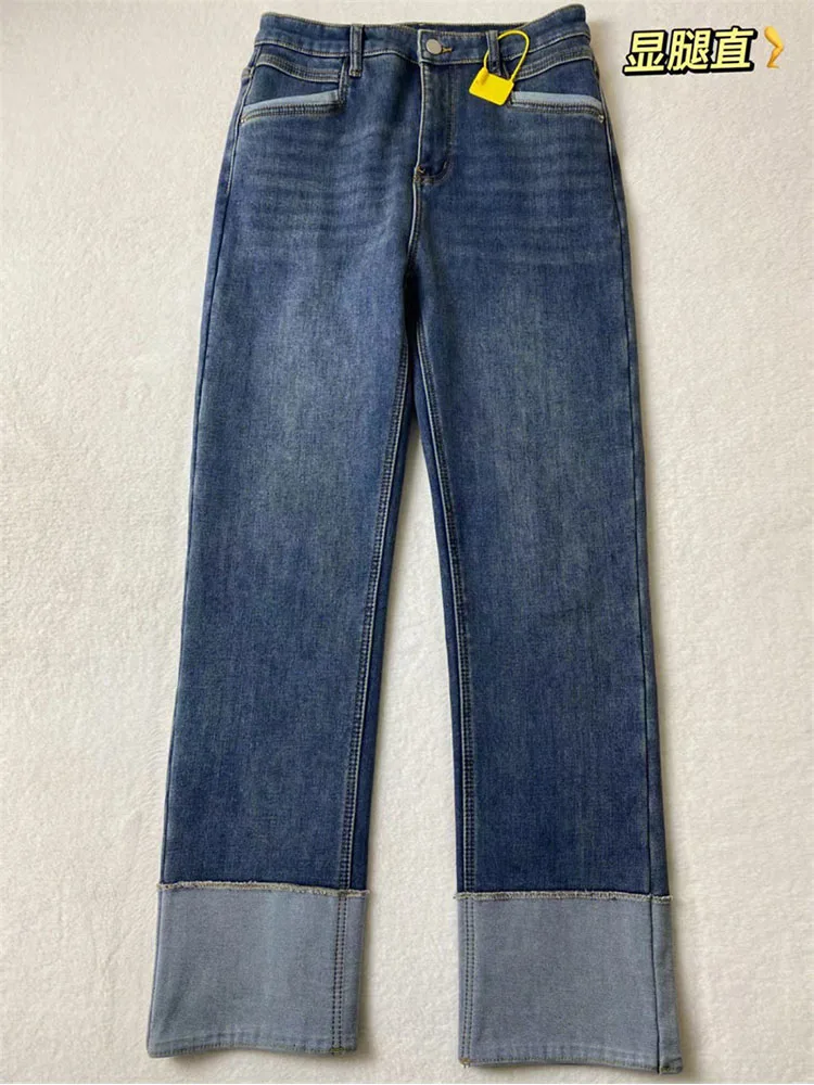 

High waist Jeans Women's Spring Autumn New Slim Pants Casual Women Denim Trousers Female Stretch Pencil Jeans Korean Fashion