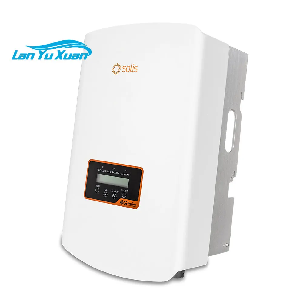 

Solis On Grid Solar Inverter 120V 220V 5Kw 10Kw 15Kw 20Kw 25Kw Grid Tie Inverter With Limiter Factory Price