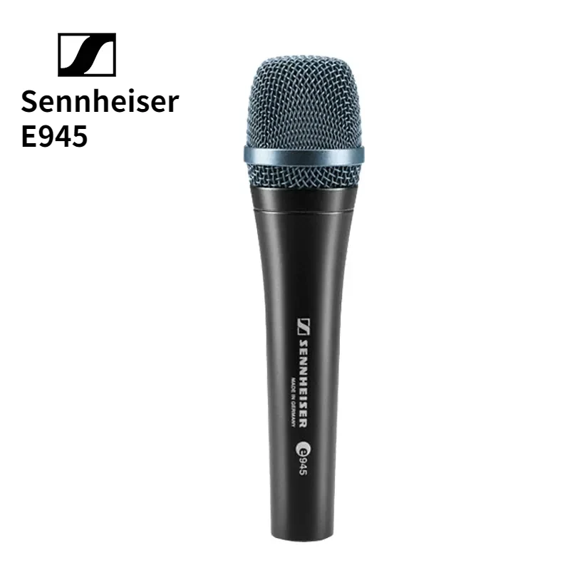 Оригинальный проводной микрофон Sennheiser E945, профессиональный кардиоидный динамический микрофон, микрофон для пения на сцене, домашний Студийный микрофон для караоке