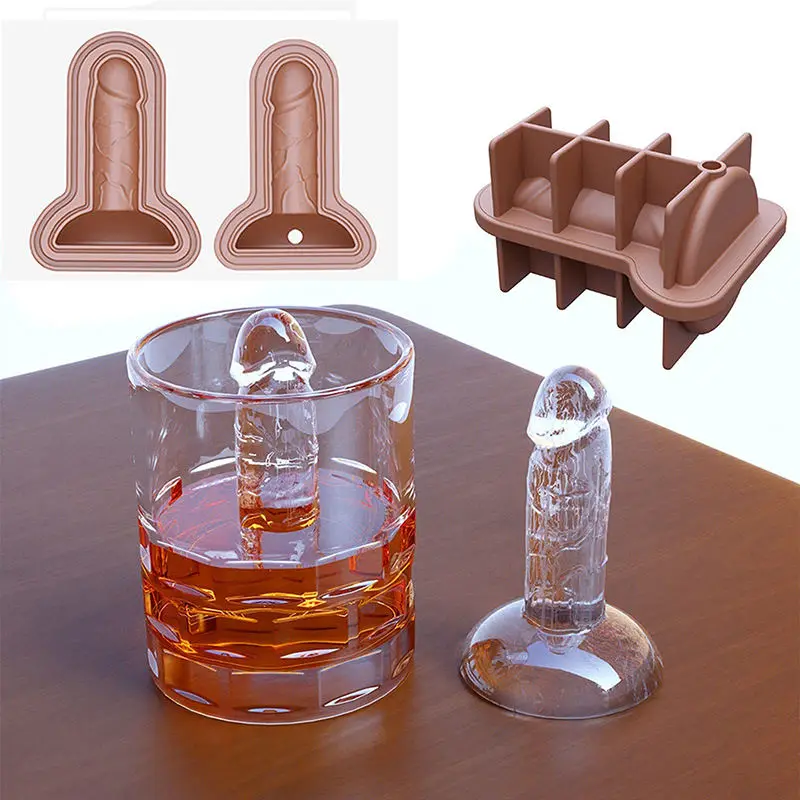 

Summer silicone ice lattice creative funny modeling mold party prank ice hockey wine ice mold spoof ice manufacturing