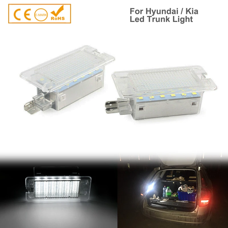 

For Hyundai I30 I10 I20 I40 I45 Equus Veloster Elantra Genesis Accent Sonata Avante 1x LED Luggage Compartment Lamps Trunk Light