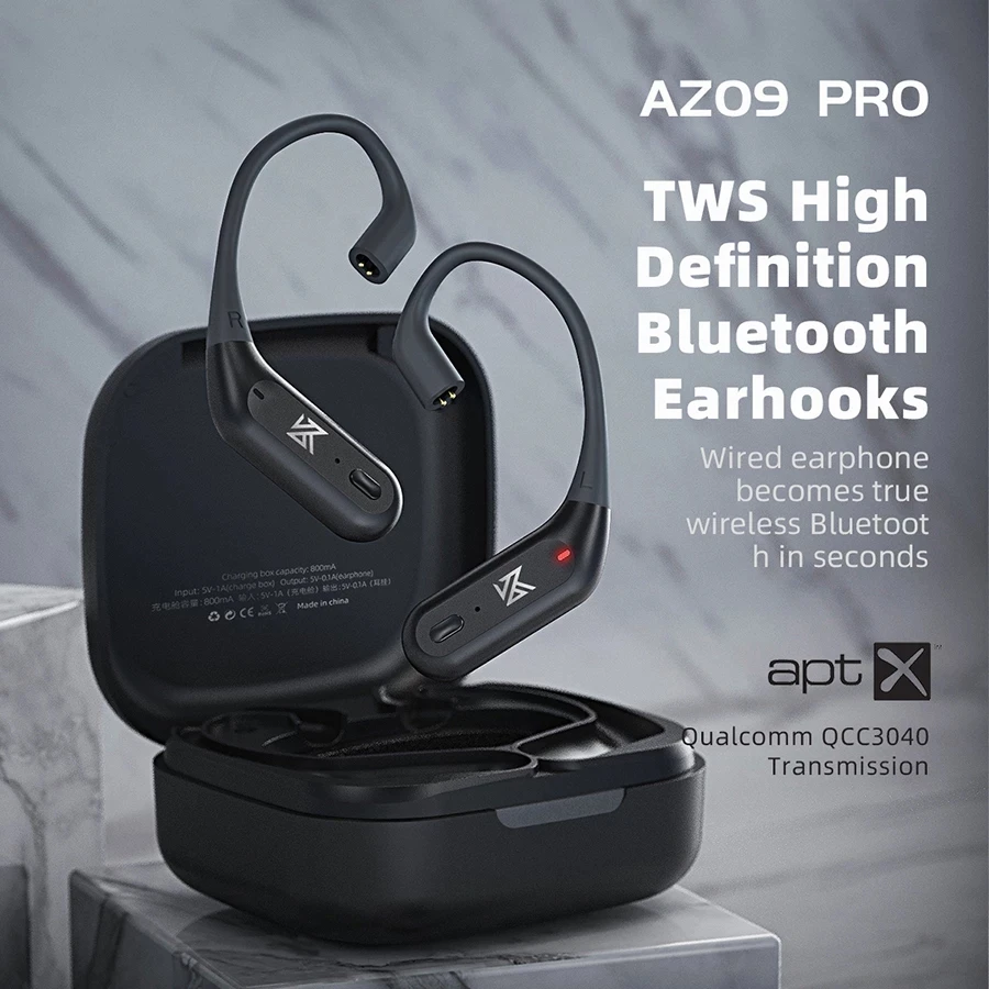 Беспроводной ушной крючок KZ AZ09 PRO Bluetooth 5.2 для наушников ZAS ZAX ZSX AST ZS10 EDX
