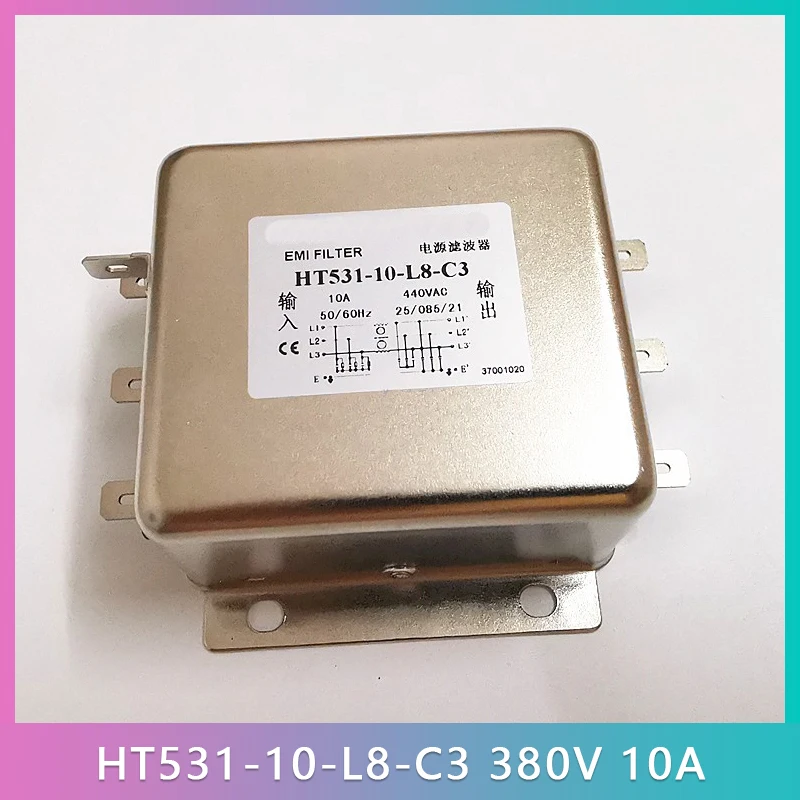 HT531-10-L8-C3 380V 10A Three Phase Power Filter Before Shipment Perfect Test