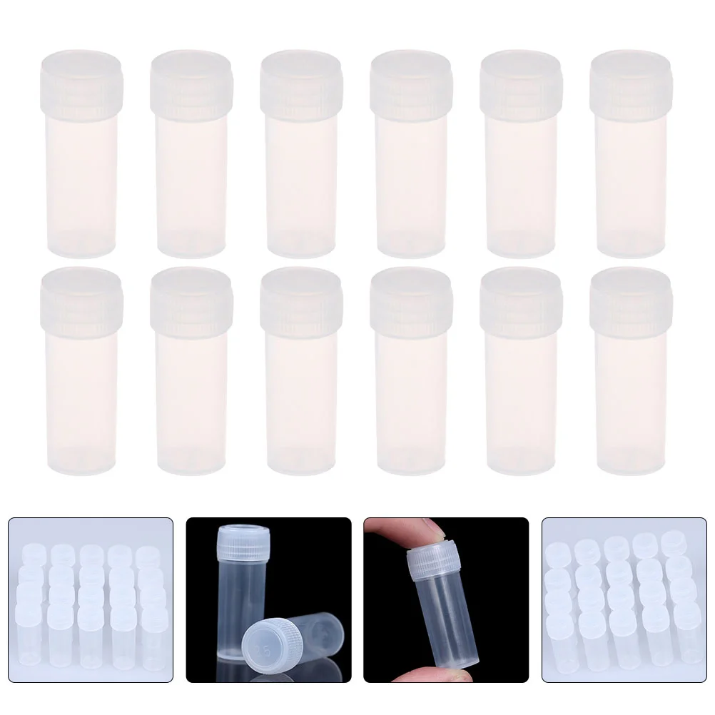 

Bottlesbottle Vials Miniboxclearcaseemptystoragesample Lids Containers Organizer Apothecary Reagent Dispensing Boston Round