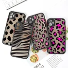 Чехол для телефона с леопардовым принтом для iPhone 13 11 12 Pro Max X Xr Xs Max 6 6s 7 8 Plus SE 2020 12 Защита объектива мини-камеры задняя крышка