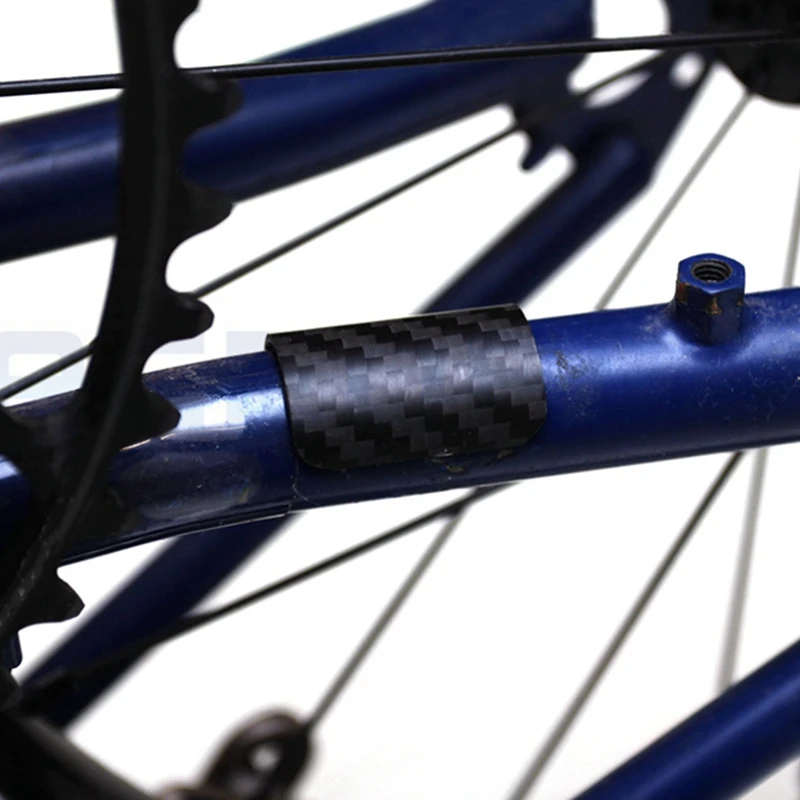 Для складного велосипеда защита цепи из углеродного волокна защитная наклейка