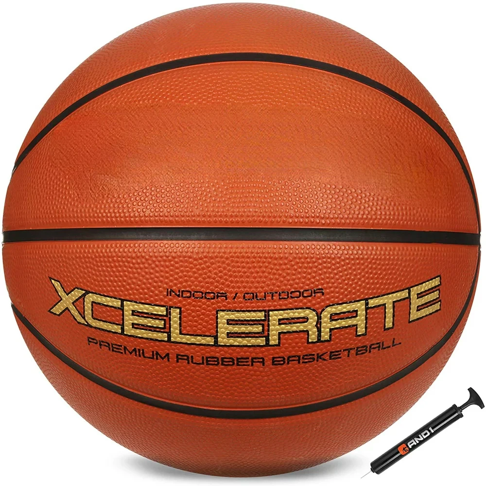 

Rubber Basketball & Pump, Orange, 29.5 Kobe bryant Over the foor basketball hoop Balon de basquetball Basketball Figer protecto