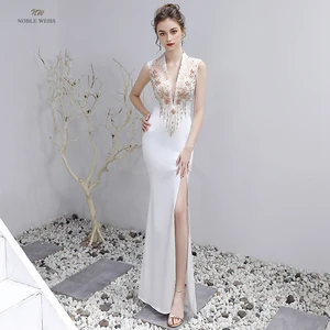 Evening Gowns for Women V-Neck Sexy Evening Dresses Long Dresses Woman Party Night Evening Dress