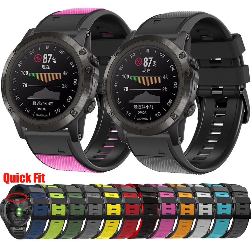 

Быстросъемный силиконовый ремешок для Garmin D2 Дельта пикселя/Браво Чарли ремешок 22 мм 26 мм умный кожаный ремешок для часов сменный Браслет