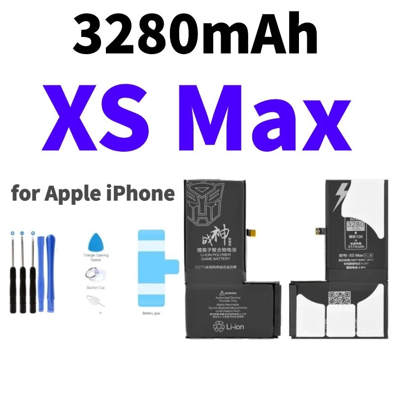 

Аккумулятор для телефона, 3280 мАч, 0 циклов, для iphone XS Max, батарея для Apple XS Max, Сменный аккумулятор для iphone XS Max, батарея