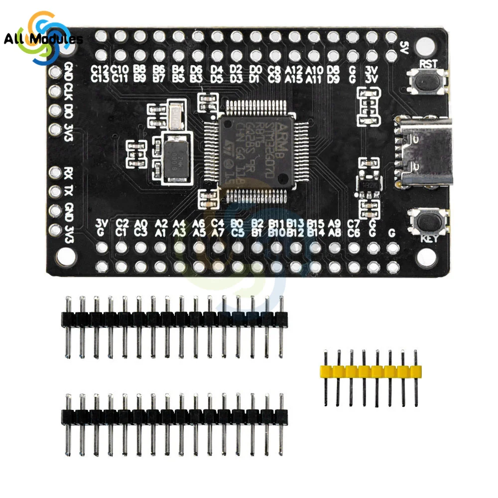 

Макетная плата STM32G070RBT6, минимальная системная основная плата, обучающая плата, замена STM32F103/070