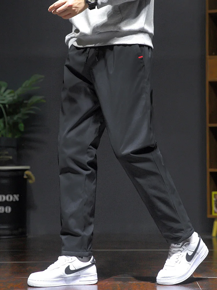 

Мужские спортивные штаны с карманами, на молнии, с хлопковой подкладкой