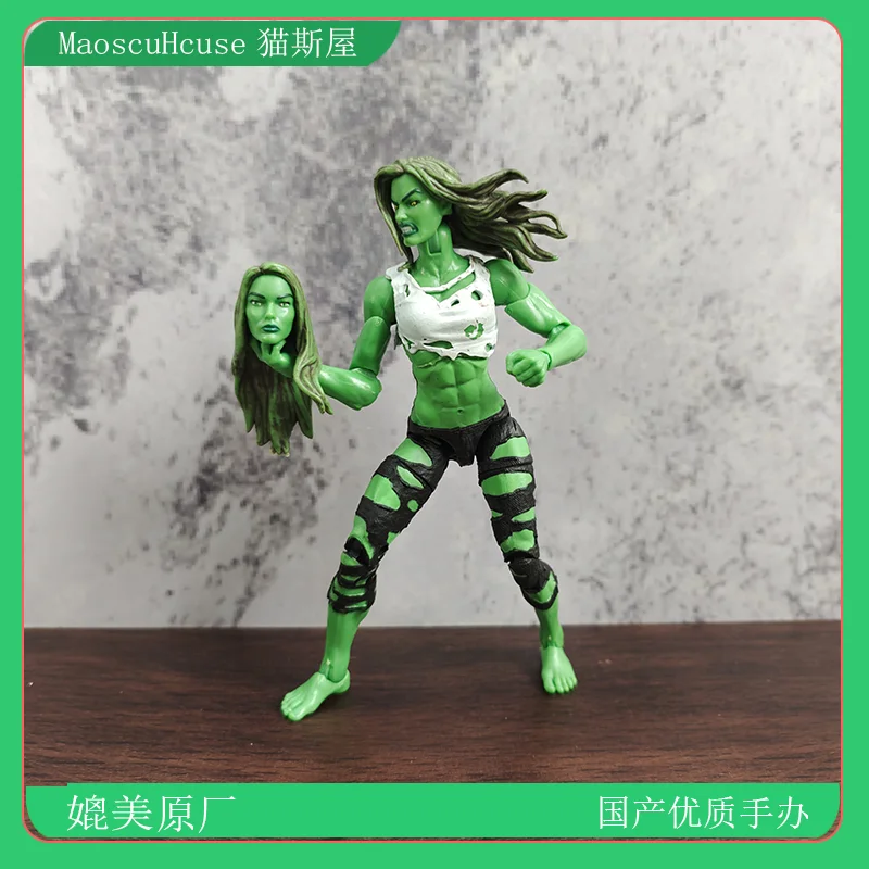

Hasbro Marvel Legends Marvel Anime Peripheral Comic Edition Hulk She-Hulk Movable Doll Model Collection Hand Toy Boys Day Gift