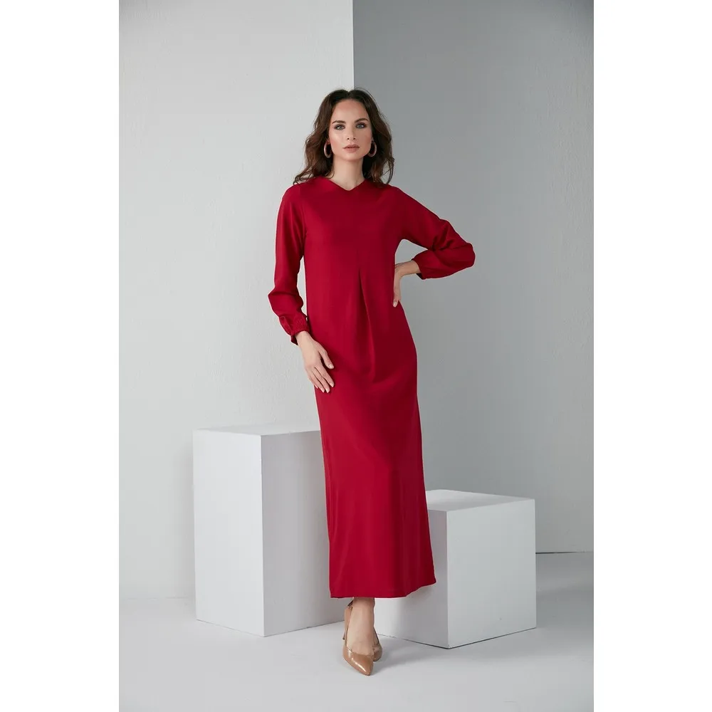 

Dorlie Women Arm Wheel A Pleat Hijab Dress 4006