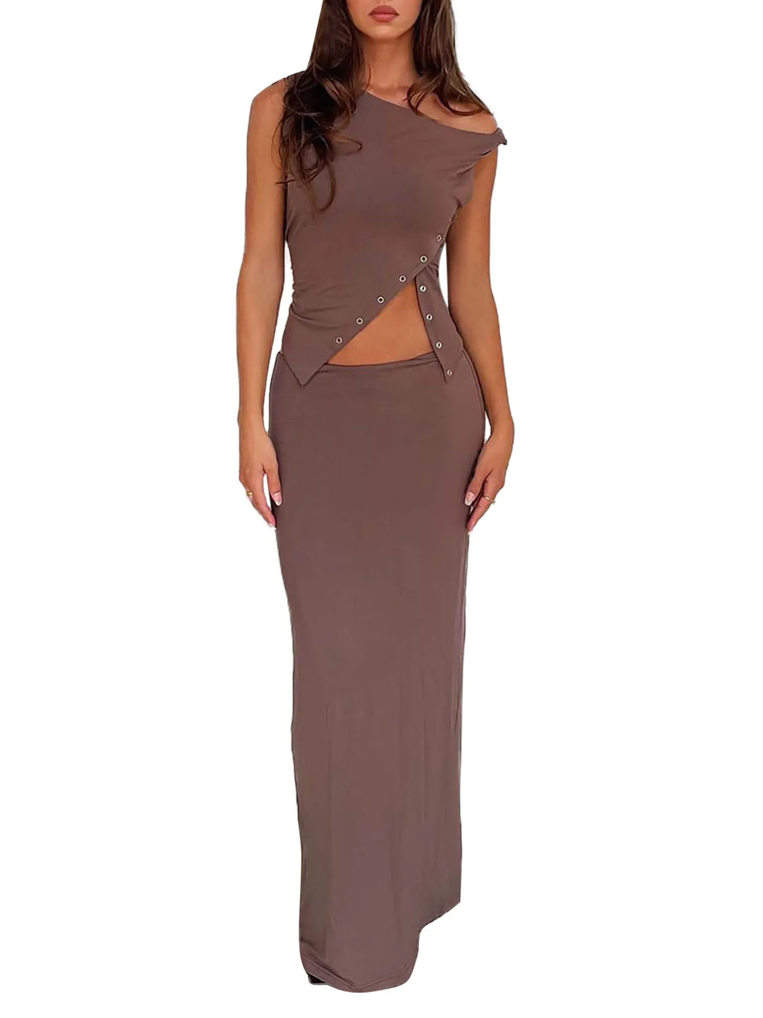 

Элегантная и шикарная женская блузка на одно плечо, дышащая футболка с коротким рукавом в ярких однотонных расцветках