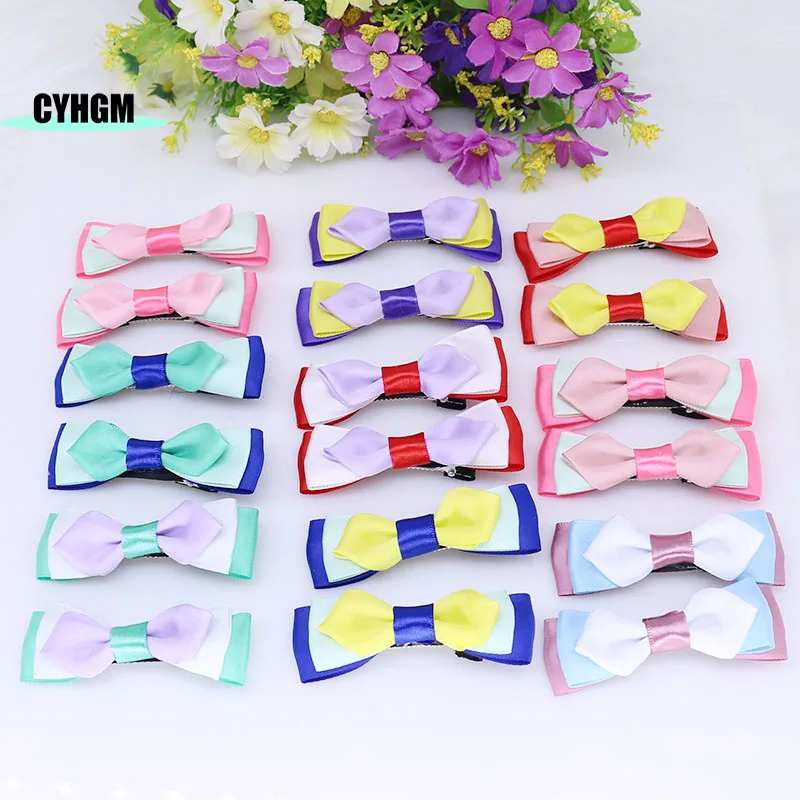 

Оптовая продажа, новые заколки для волос с лентой для девочек, модные заколки для волос ручной работы, женские аксессуары для волос