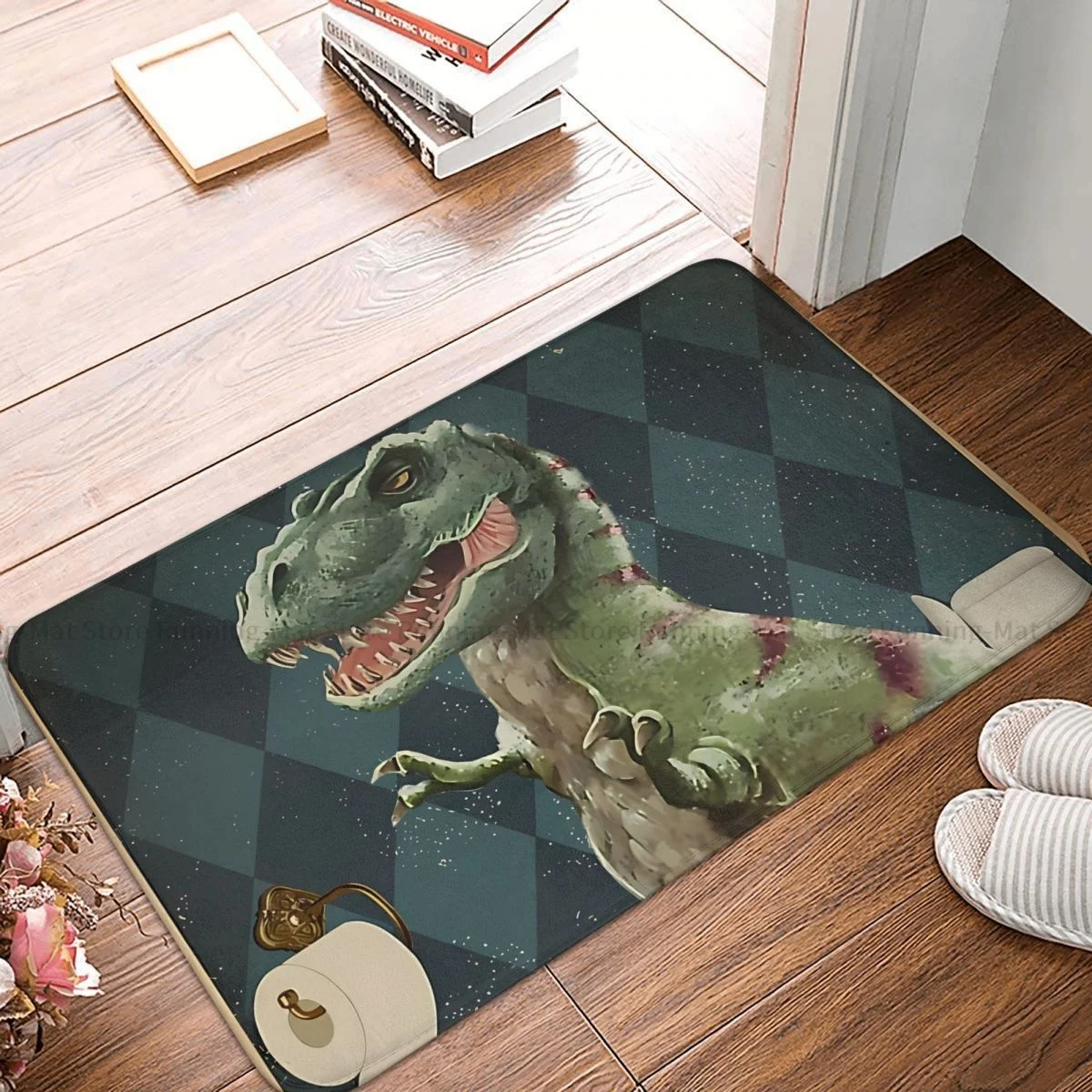 

Bedroom Mat Butt Dino Doormat Living Room Carpet Outdoor Rug Home Decoration