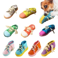 simulation canvas shoes pet sound toy dog molar teeth cleaning to relieve boredom dog toys for small large dogs squeaky dog toy