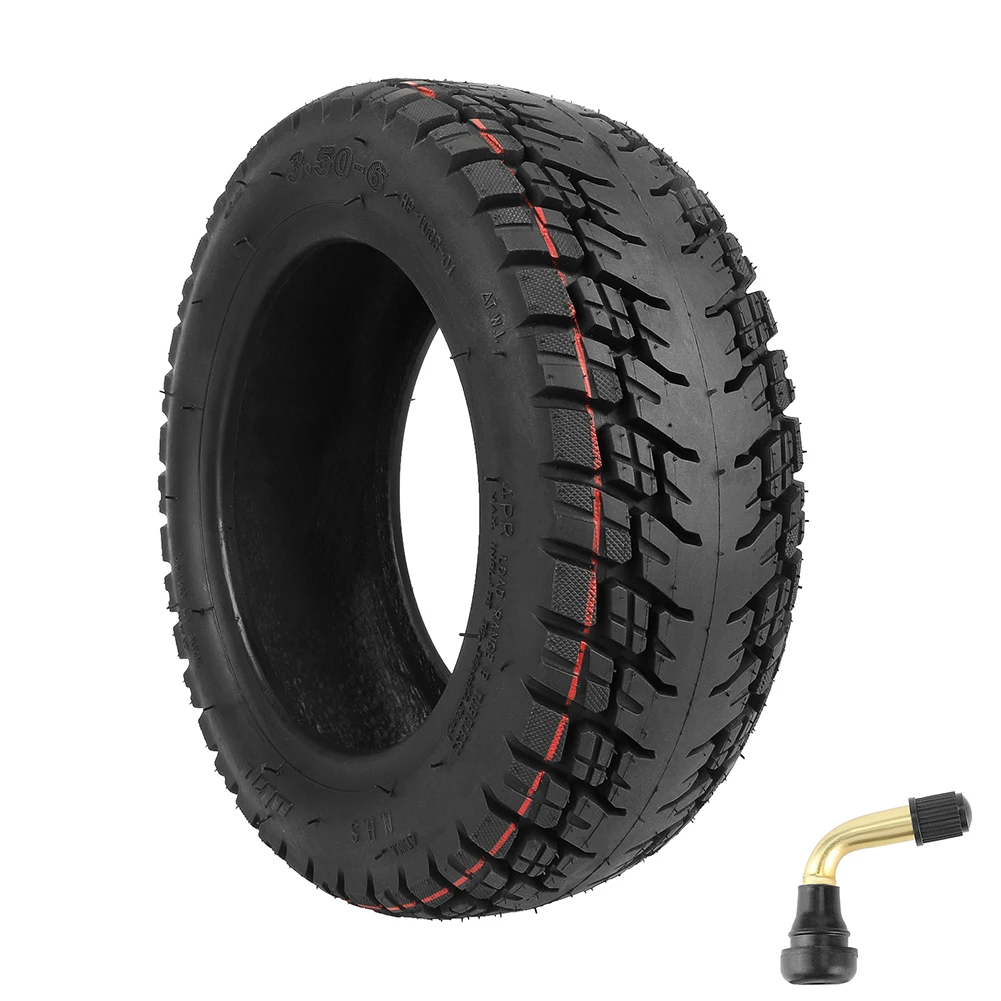 10 Inch 3.50-6 Tubeless Tire 90/65-6 For Electric Scooter Balanced Car 10x4.00-6 Durable Off-road Tubeless Tire Replacement Part