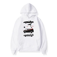 the cars the star back to the future hoodie time machine cool men womens oversized sweatshirts vintage clothing streetwear