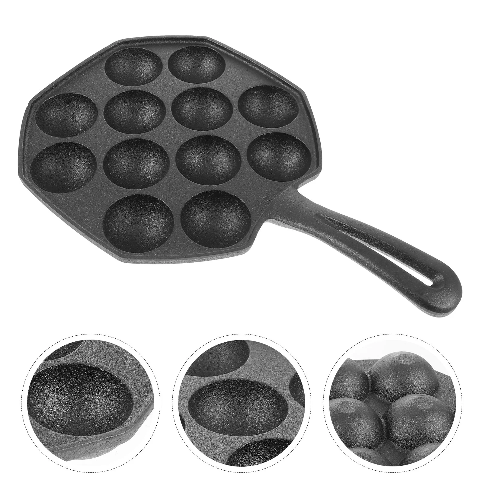 

1pc Convenient Practical Takoyaki Pan Takoyaki Pan for Home Restaurants Kitchen