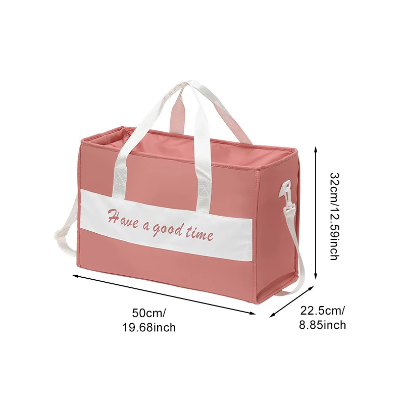 Large Capacity Handbag Folding Luggage Bags Crossbody Multifunctional Travel Waterproof Weekend Sac Bag Accessories Supplies