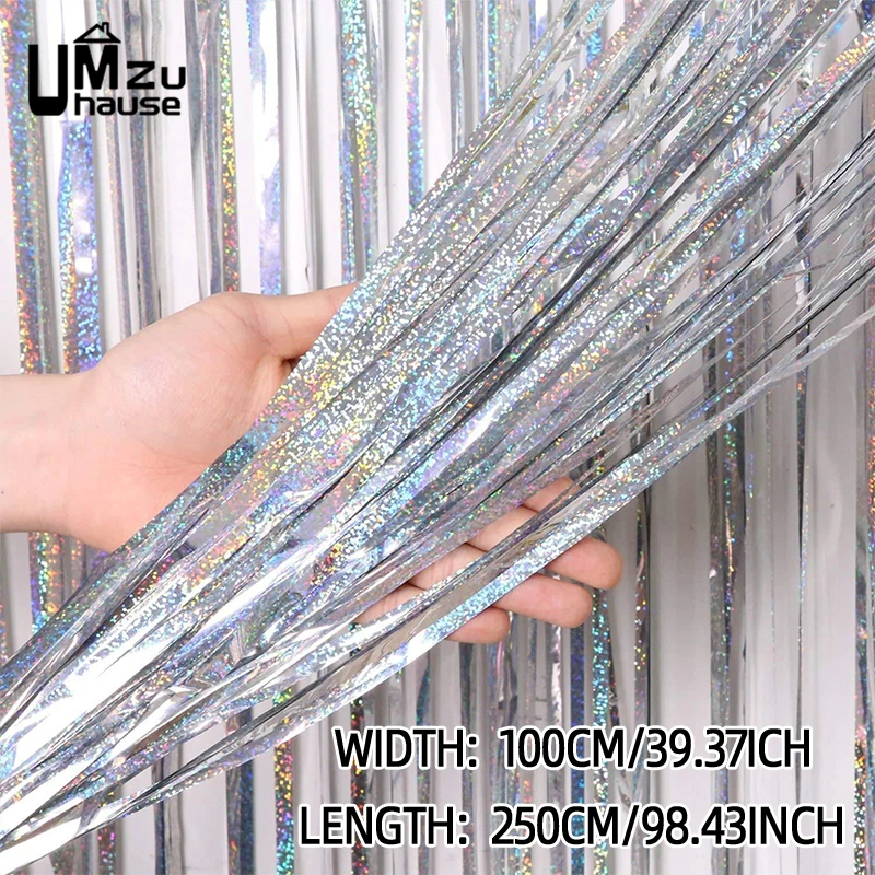 Светящаяся металлическая фольга 2PCS 2.5M