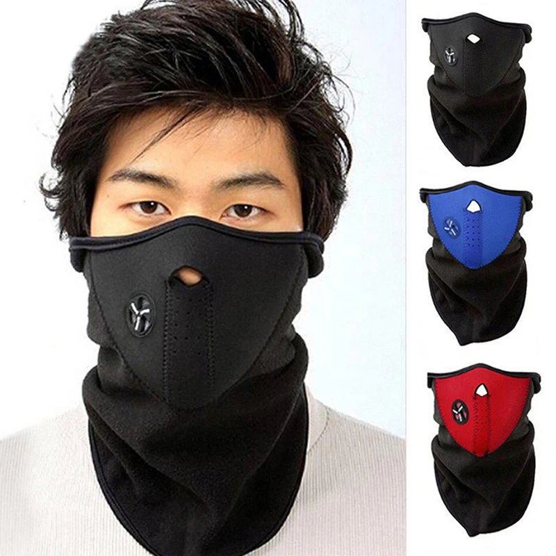 

Warm Fleece Windproof Sports Riding Mask Bicycle Skiing Face Protection Motorcycle Riding Equipment Supplies Riding Mask