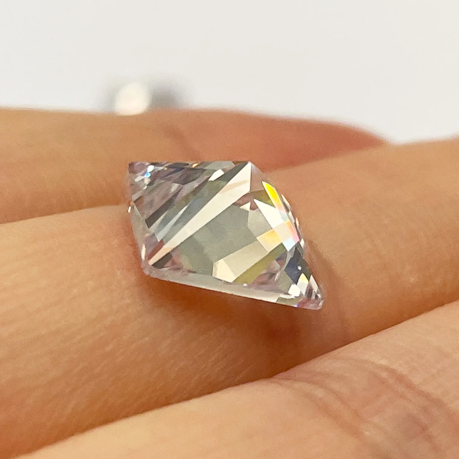 10 шт. ~ 1000 1 5x1 5 мм 10x10 квадратной формы огранки принцессы 5A белый камень CZ