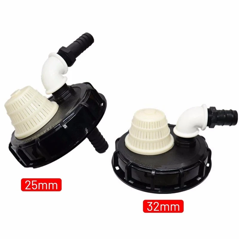 

Output IBC Tank Adapter Lid With Suction Set & Suction Tube Ventilation For Pump Water Tight
