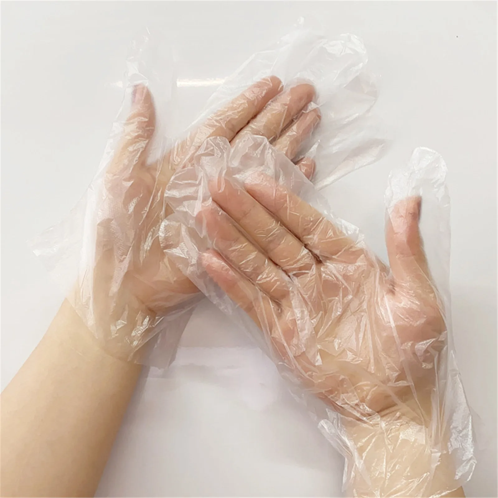 

500pcs Clear Disposable Food Gloves Eco-friendly Disposable Plastic Gloves Kitchen Home Cleaning Glove Protective Gloves