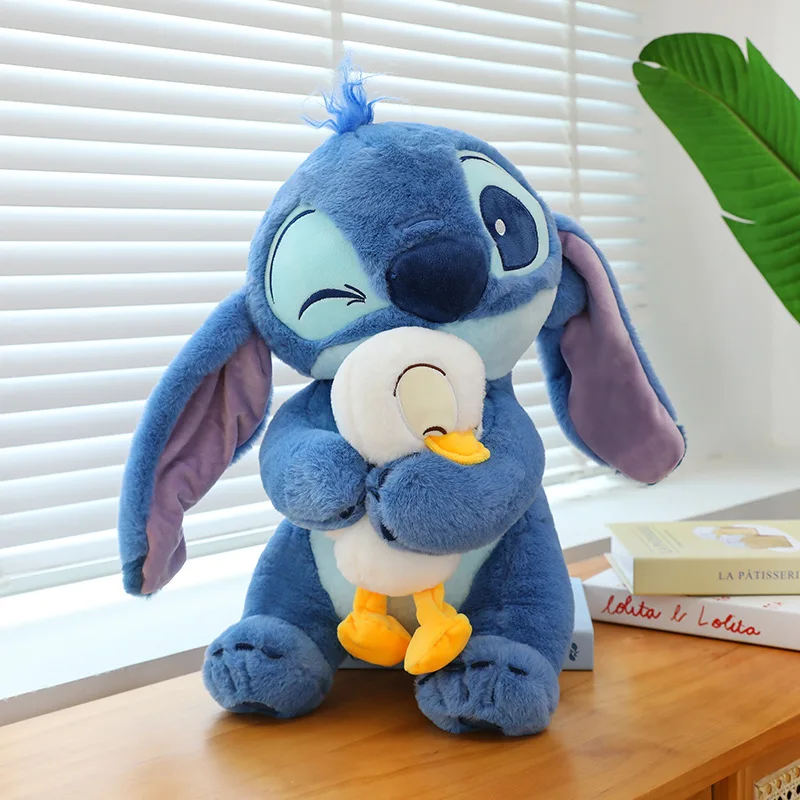 30/45 см плюшевая кукла Disney Stitch Лило милый Дональд Дак плюшевое украшение игрушка