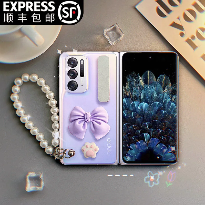 

С подставкой для OPPO Find N чехол для OPPO Peum00 чехол