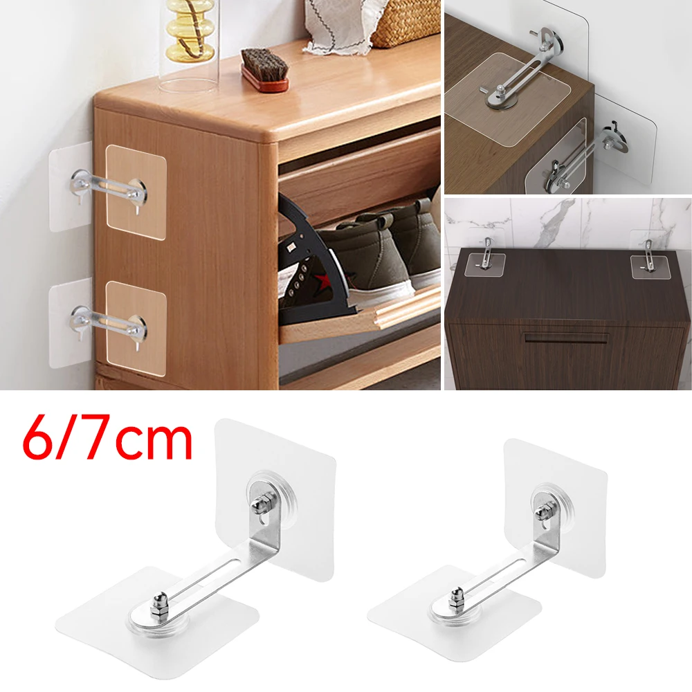 

1pcs Tv Cabinet Fixed Prevent Dumping Device Safety Anti Overturning Fixture For Bookshelf Tv Shoe Cabinet Wardrobe Adhesive