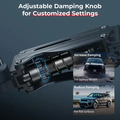 Амортизатор SmallRig Mini Magic Arm с вакуумной присоской, гидравлическое демпфирование для DJI Osmo Pocket 3 GoPro HERO13 Insta360 X4