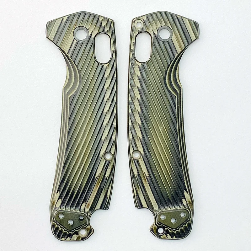 

1 Pair G10 Composite Material Folding Knife Scales Patches for Benchmade 15031 North Fork Handle Grip DIY Make Accessories Parts