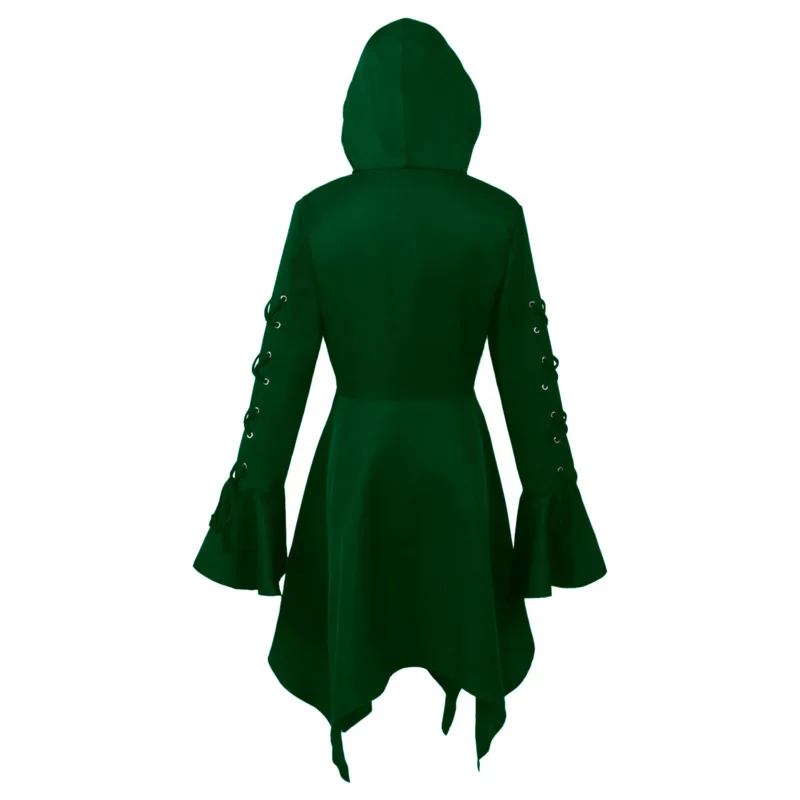 Женское винтажное пальто в стиле стимпанк куртка стим-панк готическая юбка с