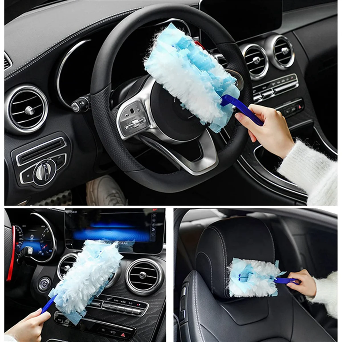 Насадки для тряпки 30 шт. одноразовые стержни совместимые с Swiffer Duster