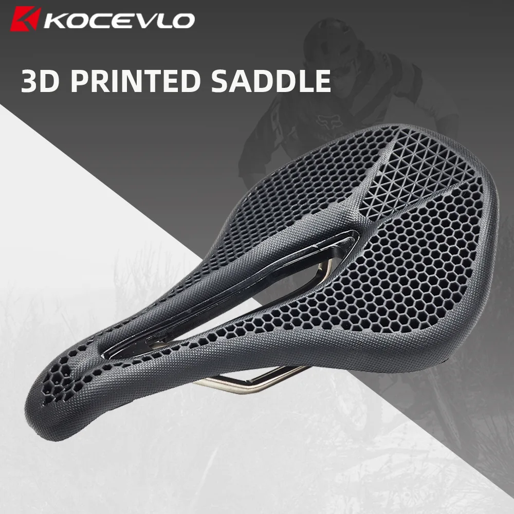 

Ультралегкое седло для велосипеда KOCEVLO, удобное седло из стали с 3D принтом, для дорожных и горных велосипедов, аксессуары