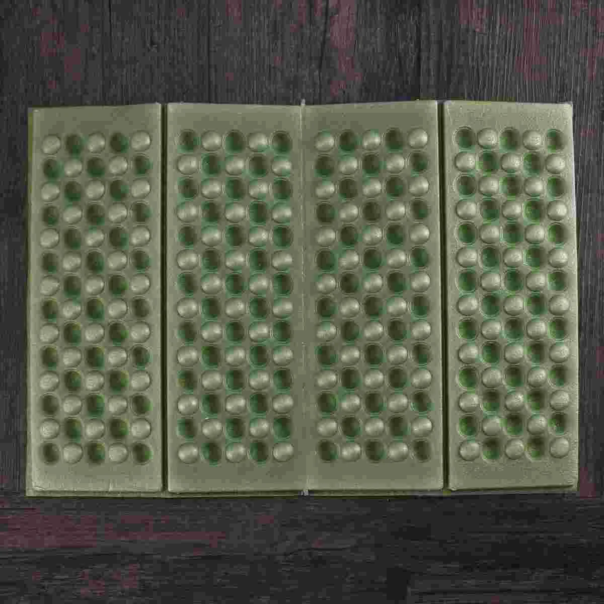 

2 PCS Four- Fold Cushion Cushion Camping Water Proof Lightweight Mat Four- Fold Cushion Folding Pads Camping equipment