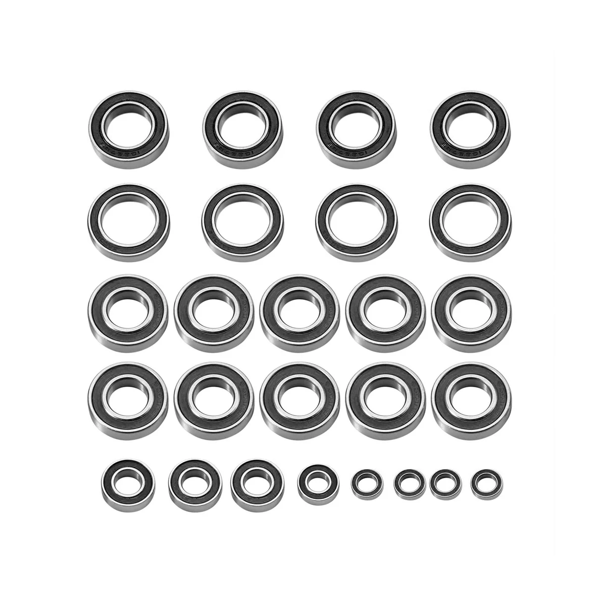 

26Pcs Sealed Bearing Kit for Arrma 1/5 KRATON 8S Outcast 8S RC Car Upgrade Parts Accessories