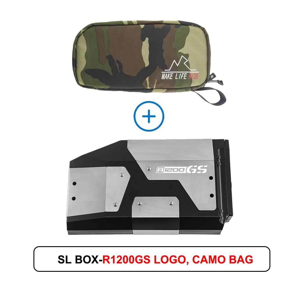 

Ящик для инструментов для BMW R1250GS LC R1200GS Adventure ADV F850 F750 GS Ящик для инструментов для мотоцикла Внутренняя сумка Левый боковой кронштейн Алюминиевая коробка