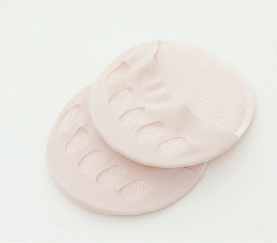 4 Pairs Women Half Foot Pad Five Finger Socks Summer Thin Split Toe Socks Sole Boat Socks Sponge Cushion Invisible Sokke