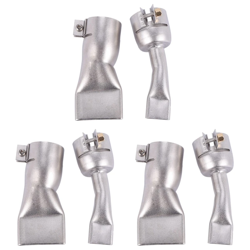 

6Pcs Welding Nozzles For Leister / Bak Hot Air Heat ,20Mm And 40Mm Flat Weld Nozzle