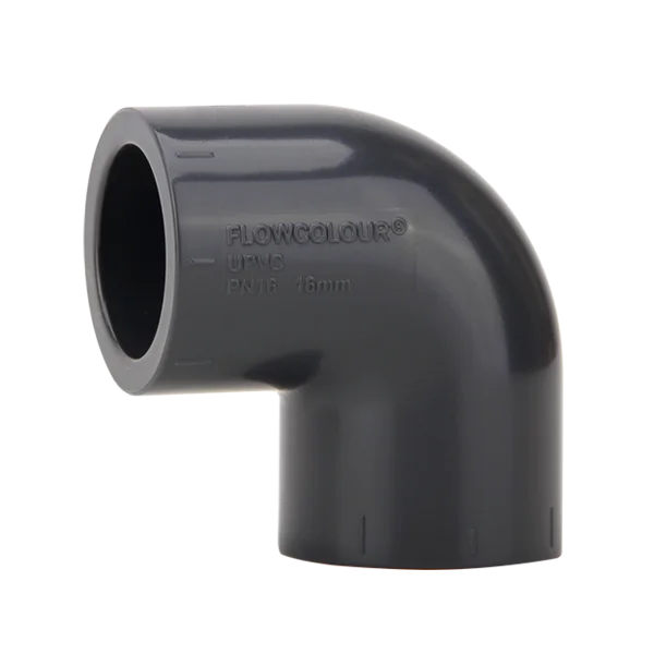 Аквариум Flow Color 90г. ° Коленчатый фитинг UPVC DN15 DN40 промышленные стандарты депозиция
