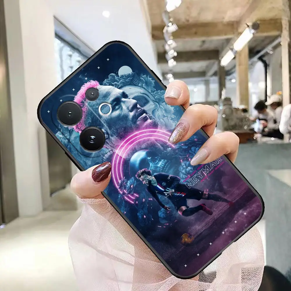 Фото Чехол для телефона VIVO V70 V60 V50 V40 V20 V21 V23 V23E V25 V25E V27 V27E V29 V29E V30 Coque Shell Cover Football Star N-Neymars 10 №3